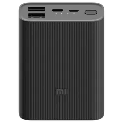 Xiaomi Mi Power Bank 3 Ultra Compact Lithium Polymère (LiPo) 10000 mAh Noir