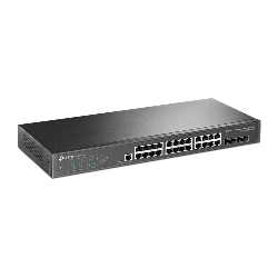 TP-Link TL-SG3428X commutateur réseau Géré L2+/L3 Gigabit Ethernet (10/100/1000) 1U Noir (TL-SG3428X)