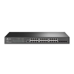 TP-Link TL-SG3428 commutateur réseau Géré L2/L3 Gigabit Ethernet (10/100/1000) 1U Noir (TL-SG3428)