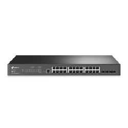 TP-Link TL-SG3428 commutateur réseau Géré L2/L3 Gigabit Ethernet (10/100/1000) 1U Noir (TL-SG3428)