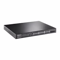 Switch Géré L2/L3 Gigabit Ethernet PoE 28 Port 10/100/1000 Mbps Noir TP-Link TL-SG3428MP