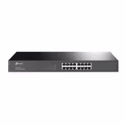 TP-LINK TL-SG1016, Non-géré, Gigabit Ethernet (10/100/1000), Full duplex, Grille de montage, 1U