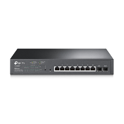 TP-Link TL-SG2210MP commutateur réseau Géré L2/L2+ Gigabit Ethernet (10/100/1000) Connexion Ethernet, supportant l'alimentation via ce port (PoE) 1U Noir (TL-SG2210MP)