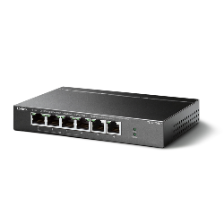 TP-Link TL-SF1006P commutateur réseau Non-géré Fast Ethernet (10/100) Connexion Ethernet, supportant l'alimentation via ce port (PoE) Noir (TL-SF1006P)