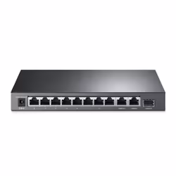 Switch Gigabit Ethernet Non-Géré PoE 10/100/1000 Mbps Noir - TP-Link TL-SG1210MP