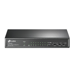 TP-Link TL-SF1009P commutateur réseau Non-géré Fast Ethernet (10/100) Connexion Ethernet, supportant l'alimentation via ce port (PoE) Noir (TL-SF1009P)