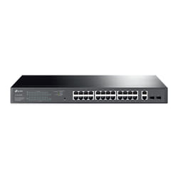 TP-Link TL-SG1428PE commutateur réseau Géré L2 Gigabit Ethernet (10/100/1000) Connexion Ethernet, supportant l'alimentation via ce port (PoE) 1U Noir (TL-SG1428PE)
