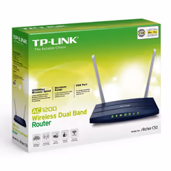 TP-Link Archer C50 V6 routeur sans fil Fast Ethernet Bi-bande (2,4 GHz / 5 GHz) 5G Noir, Blanc (ARCHER C50 V6) - Vue supplémentaire 4