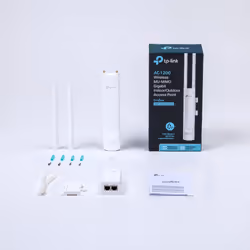 TP-Link EAP225-Outdoor 1200 Mbit/s Blanc Connexion Ethernet, supportant l'alimentation via ce port (PoE) (EAP225-OUTDOOR) - Vue supplémentaire 4