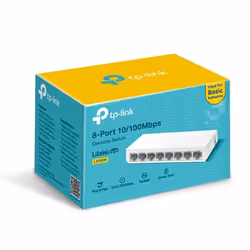 TP-LINK LS1008 commutateur réseau Non-géré Fast Ethernet (10/100) Blanc (LS1008) - Vue supplémentaire 6