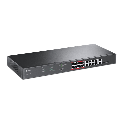 TP-Link UnmanagedPoE Swtich, 16 ports 10/100Mb/s, 2 ports gigabit (TL-SL1218MP)