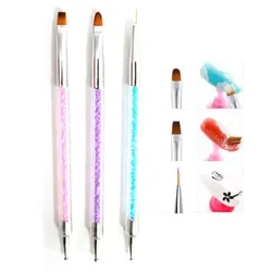 Lot de 3 pinceaux nail art et pour gel UV - Best Aoyasiyue