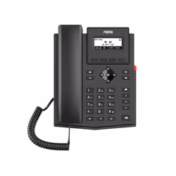 Fanvil X301P, Téléphone IP, Noir, Combiné filaire, Sur bureau/mural, linux, 2 lignes