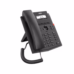 Fanvil X301P téléphone fixe Noir 2 lignes LCD