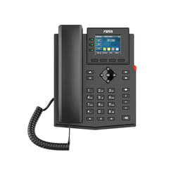 Fanvil X303W téléphone fixe Noir 4 lignes LCD Wifi