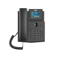 Fanvil X303W téléphone fixe Noir 4 lignes LCD Wifi