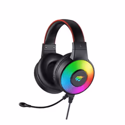 Havit H2013D, Avec fil, Jouer, 20 - 20000 Hz, Casque, Noir