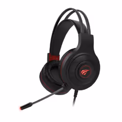 Havit HV-H2011D, Avec fil, Jouer, 20 - 20000 Hz, Casque, Noir, Rouge
