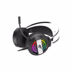 Écouteur Gaming Havit H2026D - Casque avec Fil et Connecteur USB Type-A - Noir et Argent - Vue supplémentaire 4