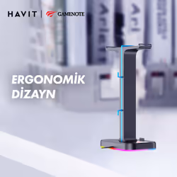 Havit TH650 Kulaklık Stantı Siyah - Vue supplémentaire 4