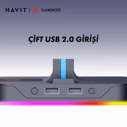 Havit TH650 Kulaklık Stantı Siyah - Vue supplémentaire 5