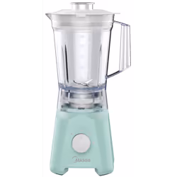 Blender Midea - Puissance 600W - Capacité bol 1.5L - Lames en acier inoxydable - Finition élégante - Couleur Bleu Pastel