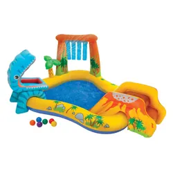 Piscine Gonflable Dinosaure pour Enfants - Intex - 249x191x109cm