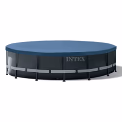 Intex 26340NP Piscine hors sol Rectangle 6836 L Bleu, Gris