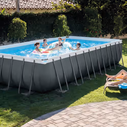 Intex 26364 piscine hors sol Rectangle 31805 L Noir - Vue supplémentaire 2