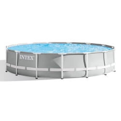 Intex 26724NP piscine hors sol Rond 14614 L Gris