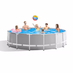 Intex 26726 piscine hors sol Rond 16805 L Gris