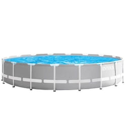 Intex 26732NP piscine hors sol Rond 24311 L Gris