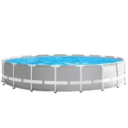 Intex 26732NP piscine hors sol Rond 24311 L Gris
