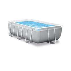 Intex 26784 piscine hors sol Rectangle 3539 L Gris