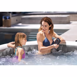 Intex PureSpa Greywood Deluxe 795 L 4 personne(s) Rond Gris - Vue supplémentaire 5