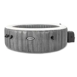 Intex PureSpa Greywood Deluxe 1098 L 6 personne(s) Rond Gris