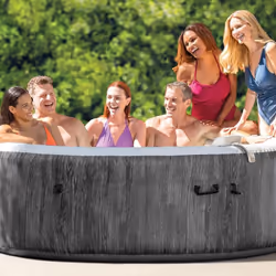 Intex PureSpa Greywood Deluxe 1098 L 6 personne(s) Rond Gris - Vue supplémentaire 3