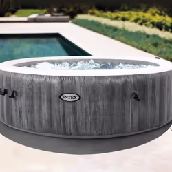 Intex PureSpa Greywood Deluxe 1098 L 6 personne(s) Rond Gris - Vue supplémentaire 7