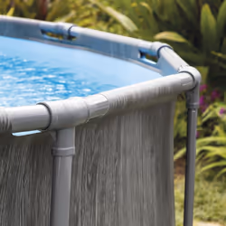 Intex Baltik Piscine hors sol Rond 16800 L Gris