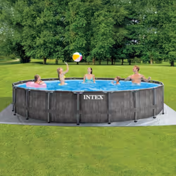 Intex Baltik Piscine hors sol Rond Graphite - Vue supplémentaire 4