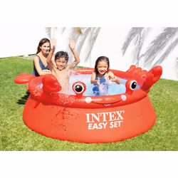 Intex Happy Crab Easy Set Pool piscine pour enfants Piscine gonflable - Vue supplémentaire 2