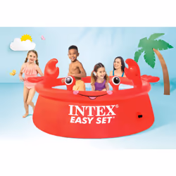 Intex Happy Crab Easy Set Pool piscine pour enfants Piscine gonflable - Vue supplémentaire 3