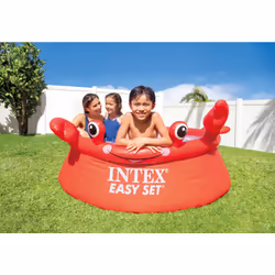 Intex Happy Crab Easy Set Pool piscine pour enfants Piscine gonflable - Vue supplémentaire 4