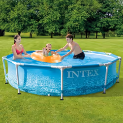 Intex 28206NP piscine hors sol Rond 4485 L Bleu