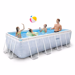 Intex 26780NP piscine hors sol Rectangle 6836 L Bleu, Blanc