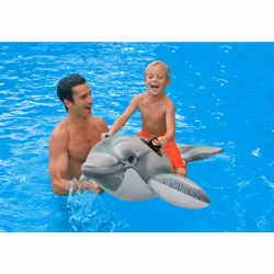 Intex 58535NP flotteur de plage et de piscine Gris Image Bouée à chevaucher