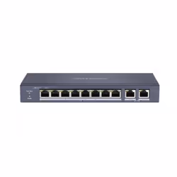 Hikvision Digital Technology DS-3E0310P-E/M, Non-géré, L2, Fast Ethernet (10/100), Full duplex, Connexion Ethernet, supportan ...