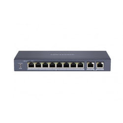 Hikvision Digital Technology DS-3E0310P-E/M commutateur réseau Non-géré L2 Fast Ethernet (10/100) Connexion Ethernet, supportant l'alimentation via ce port (PoE) Noir