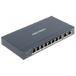 Hikvision Digital Technology DS-3E0310P-E/M commutateur réseau Non-géré L2 Fast Ethernet (10/100) Connexion Ethernet, supportant l'alimentation via ce port (PoE) Noir