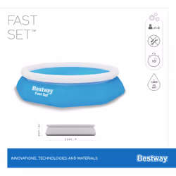 Bestway Fast Set Piscine gonflable ronde 2,44 m x 61 cm - Vue supplémentaire 5